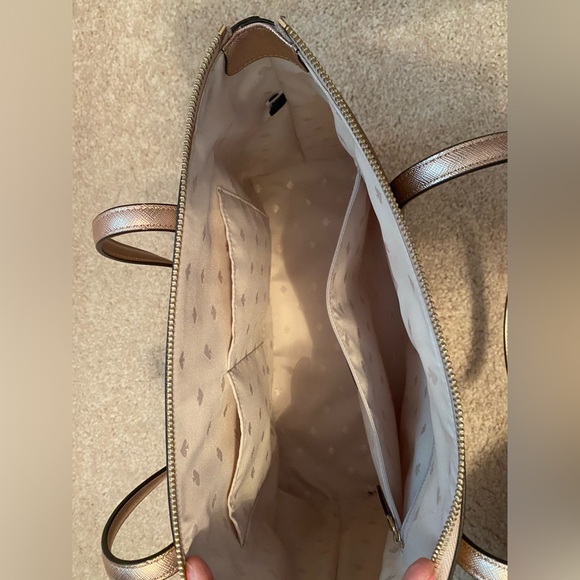 Kate Spade rose gold tote with sparkle ✨️ - Picture 4 of 5
